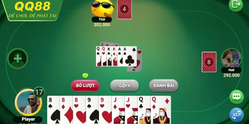 Game Bài QQ88 2026 – Trải Nghiệm Đổi Thưởng Hấp Dẫn Bàn chơi tiến lên tại QQ88 với giao diện trực quan