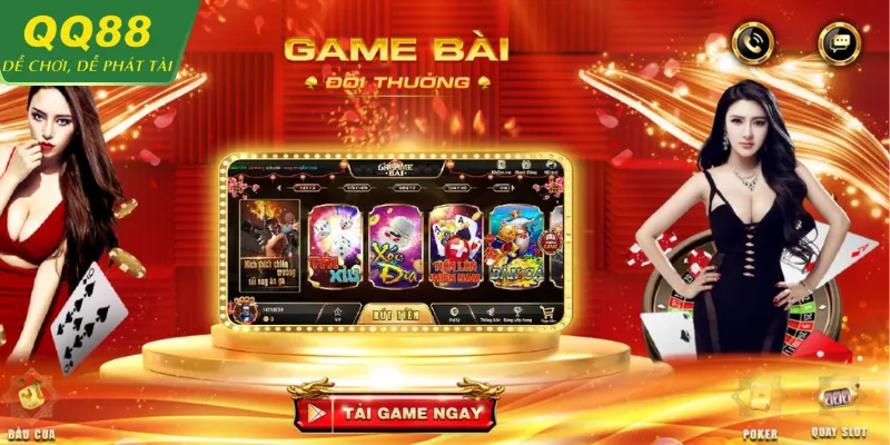 Game Bài QQ88 2026 – Trải Nghiệm Đổi Thưởng Hấp Dẫn Hệ thống game bài QQ88 hoạt động mượt mà ổn định