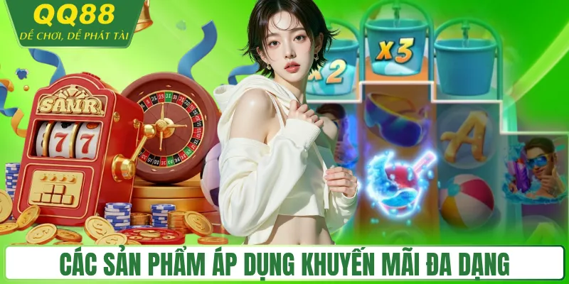 Các sản phẩm áp dụng khuyến mãi đa dạng