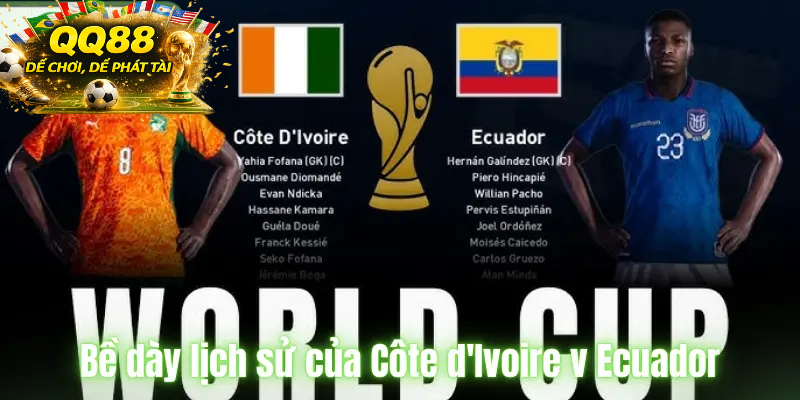 Nhận Định Tỉ Số Bờ Biển Ngà vs Ecuador Cuộc Chiến Quyết Định 15/6/2026 Bờ Biển Ngà vs Ecuador